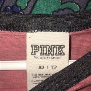 ⭐️ VS pink ringer tee ⭐️